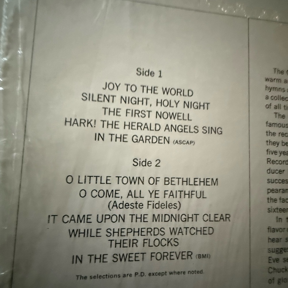 ❤️Christmas with the Chuck Wagon Gang 33 rpm record - Picture 4 of 5